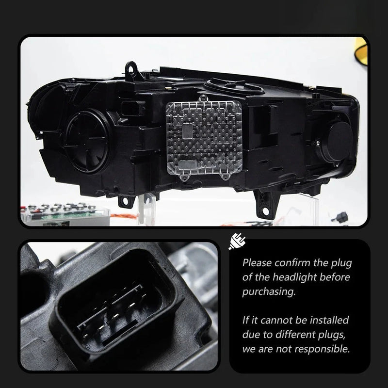 LED-Scheinwerfer BMW X5 F15 2014–2018 - Dreiviertelansicht - Becquet Voiture