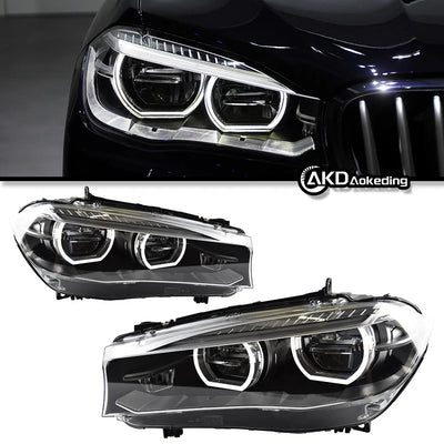 Phares LED BMW X5 F15 X6 F16 2014-2018 - packshot studio - Becquet Voiture