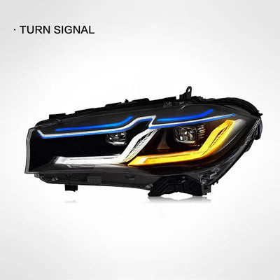 Phares LED BMW X5 F15 X6 F16 2014-2018 (réf. 2) - installé sur véhicule - Becquet Voiture