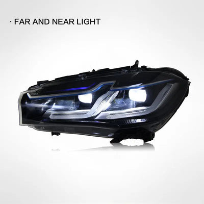 Phares LED BMW X5 F15 X6 F16 2014-2018 (réf. 2) - packshot studio - Becquet Voiture
