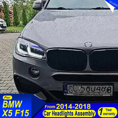 Phares LED BMW X5 F15 X6 F16 2014-2018 (réf. 2) - vue arrière - Becquet Voiture