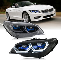 Phares LED BMW Z4 E89 2009-2016 Animation Démarrage Séquentiel - vue de face - Becquet Voiture