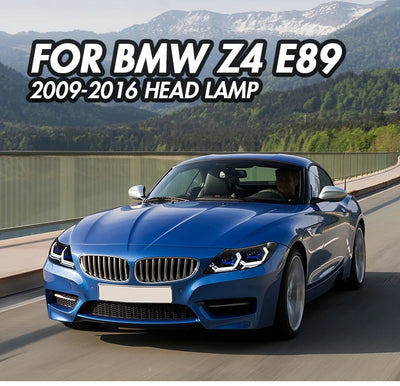Phares LED BMW Z4 E89 2009-2016 Animation Démarrage Séquentiel - vue de profil - Becquet Voiture