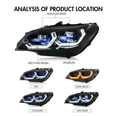 Phares LED BMW Z4 E89 2009-2016 (réf. 2) - installé sur véhicule - Becquet Voiture