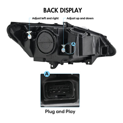 Phares LED BMW Z4 E89 2009-2016 (réf. 2) - packshot studio - Becquet Voiture