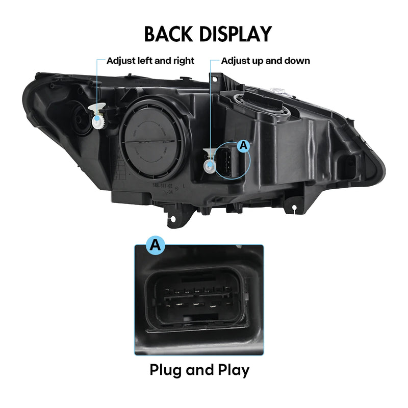 Phares LED BMW Z4 E89 2009-2016 (réf. 2) - packshot studio - Becquet Voiture