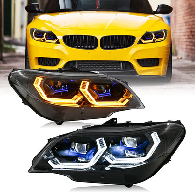 Phares LED BMW Z4 E89 2009-2016 (réf. 2) - vue de face - Becquet Voiture