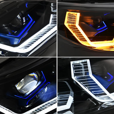 Phares LED BMW Z4 E89 2009-2016 (réf. 2) - vue de trois-quarts - Becquet Voiture