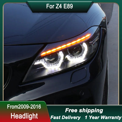 Phares LED BMW Z4 E89 2009-2016 - vue de face - Becquet Voiture