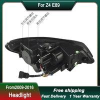Phares LED BMW Z4 E89 2009-2016 - vue de trois-quarts - Becquet Voiture