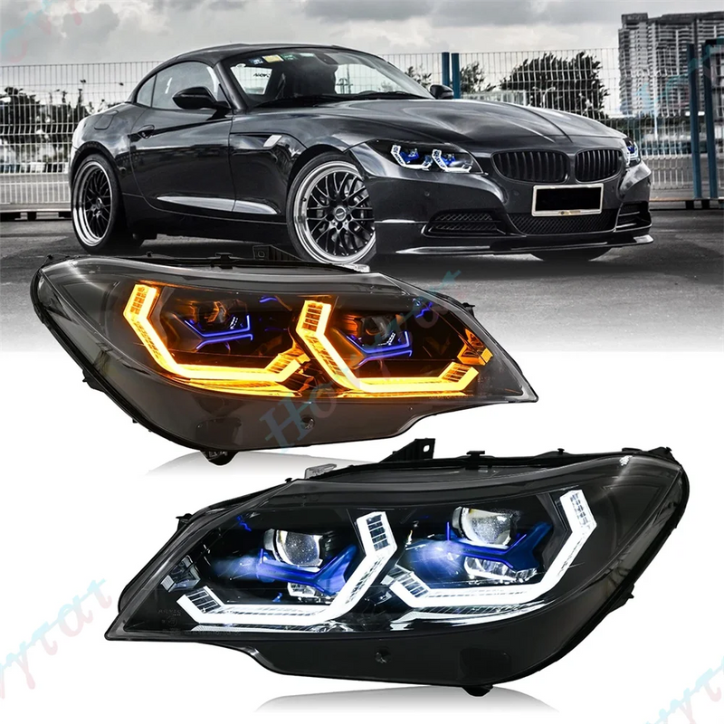 Phares LED BMW Z4 E89 Convertible DRL Clignotants - détail du montage - Becquet Voiture