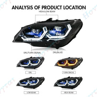 Phares LED BMW Z4 E89 Convertible DRL Clignotants - installé sur véhicule - Becquet Voiture