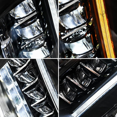 Phares LED Cadillac SRX 2010-2016 - installé sur véhicule - Becquet Voiture