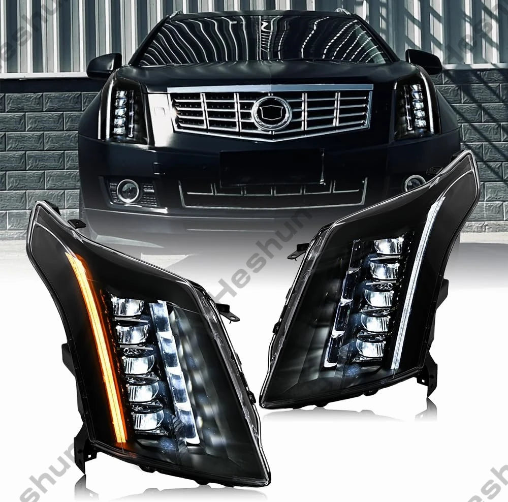 Phares LED Cadillac SRX 2010-2016 - vue de face - Becquet Voiture