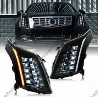 Phares LED Cadillac SRX 2010-2016 - vue de face - Becquet Voiture