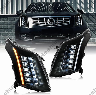 Phares LED Cadillac SRX 2010-2016 - vue de face - Becquet Voiture