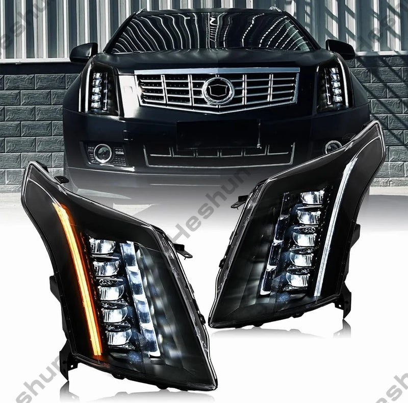 Phares LED Cadillac SRX 2010-2016 - vue de face - Becquet Voiture