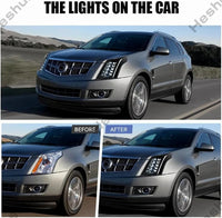 Phares LED Cadillac SRX 2010-2016 - vue de profil - Becquet Voiture