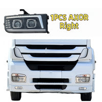 24V LED Headlights for Mercedes Actros and Axor Trucks - in use - Becquet Voiture