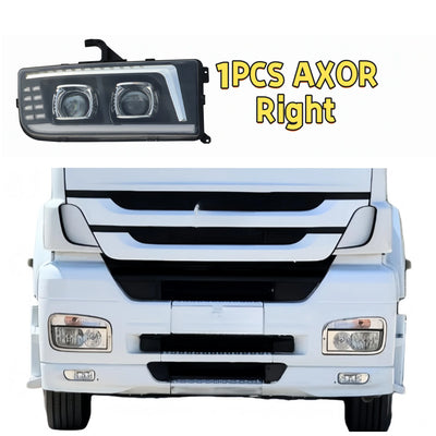 Phares LED Camion Mercedes Actros Axor 24V - en situation - Becquet Voiture