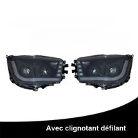 LED Headlights for Mercedes AROCS 4143 3343 Truck - side view - Becquet Voiture