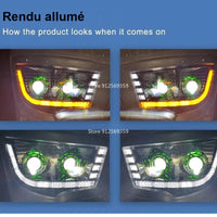 LED Headlights for Mercedes AROCS 4143 3343 Truck - three-quarter view - Becquet Voiture