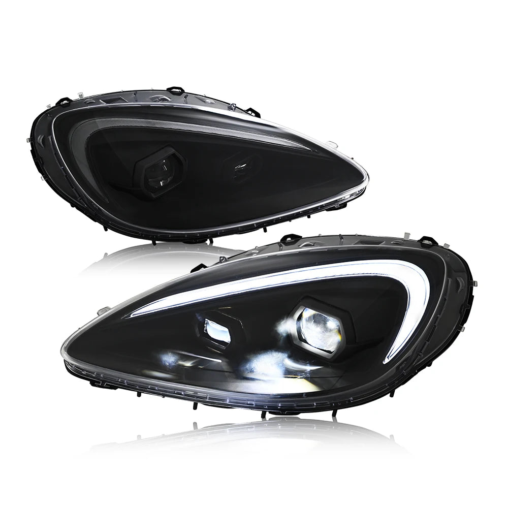 Phares LED Chevrolet Corvette C6 2005-2013 - détail du montage - Becquet Voiture