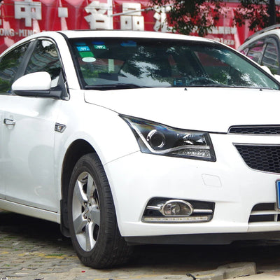 Phares LED Chevrolet Cruze 2009-2014 Projecteur Tuning - installé sur véhicule - Becquet Voiture