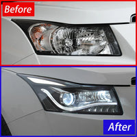 Phares LED Chevrolet Cruze 2009-2014 Projecteur Tuning - vue de profil - Becquet Voiture