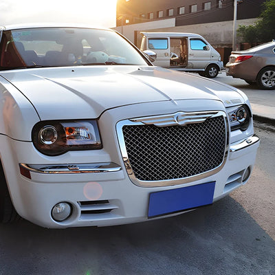 Phares LED Chrysler 300C Lentille Projecteur - installé sur véhicule - Becquet Voiture