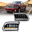 Phares LED Dodge RAM 1500 2500 3500 2009-2018 Séquentiel