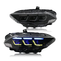 Phares LED DRL Ford Mustang 2018-2023 - détail du montage - Becquet Voiture