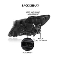 Phares LED DRL Mercedes Vito W447 2017-2022 - packshot studio - Becquet Voiture