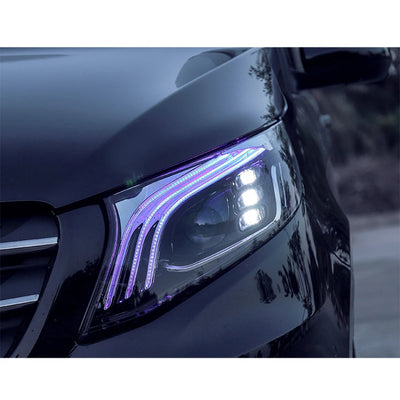 Phares LED DRL Mercedes Vito W447 2017-2022 - vue de profil - Becquet Voiture
