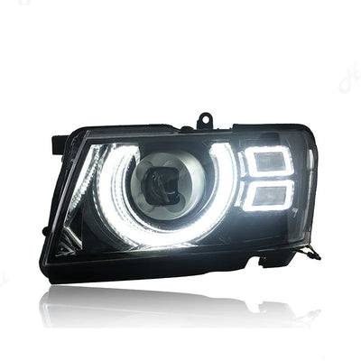 Phares LED DRL Nissan Patrol Y61 2005-2022 - installé sur véhicule - Becquet Voiture