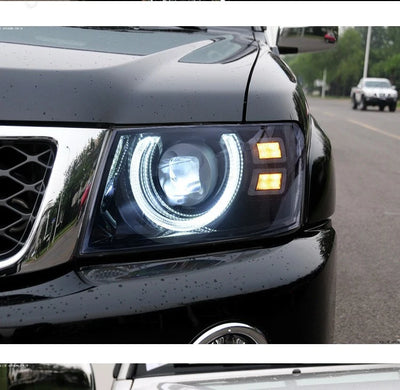 Phares LED DRL Nissan Patrol Y61 2005-2022 - packshot studio - Becquet Voiture