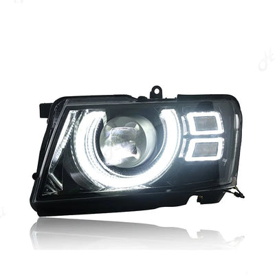 Phares LED DRL Nissan Patrol Y61 2005-2022 - vue arrière - Becquet Voiture