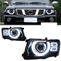 Phares LED DRL Nissan Patrol Y61 2005-2022 - vue de profil - Becquet Voiture