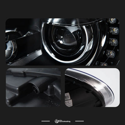 Phares LED DRL VW Coccinelle 2013-2020 - installé sur véhicule - Becquet Voiture