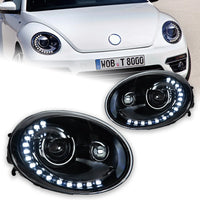 Phares LED DRL VW Coccinelle 2013-2020 - vue de profil - Becquet Voiture