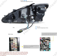 Dynamic LED Headlights Lexus IS250 IS350 IS220d - studio packshot - Becquet Voiture