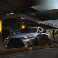 Dynamic LED Headlights Lexus IS250 IS350 IS220d - rear view - Becquet Voiture