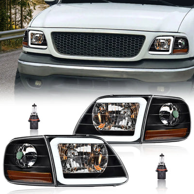 Phares LED Ford F-150 Expedition 1997-2002 - vue de face - Becquet Voiture
