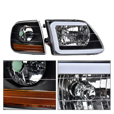Phares LED Ford F-150 Expedition 1997-2002 - vue de trois-quarts - Becquet Voiture