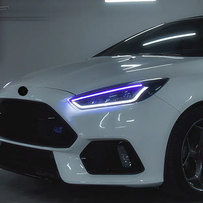Phares LED Ford Focus 2015-2018 - vue de face - Becquet Voiture
