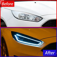 Phares LED Ford Focus 2015-2018 - vue de profil - Becquet Voiture