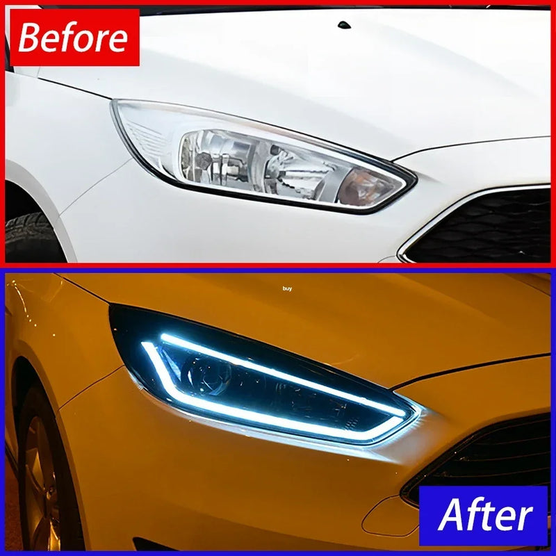 Phares LED Ford Focus 2015-2018 - vue de profil - Becquet Voiture