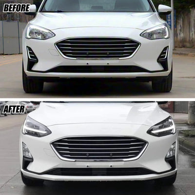 Phares LED Ford Focus MK4 2019-2021 Clignotants Séquentiels - packshot studio - Becquet Voiture