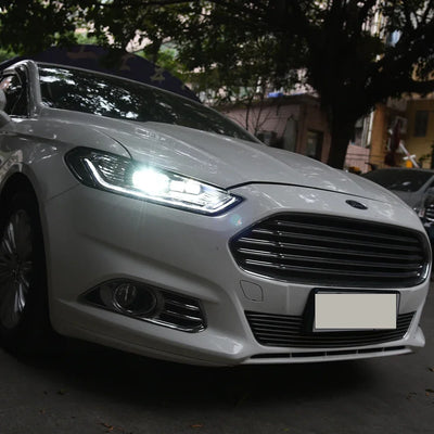 Phares LED Ford Mondeo 2013-2016 - installé sur véhicule - Becquet Voiture