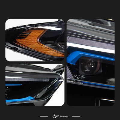 Phares LED Ford Mondeo CD4 2013-2016 - installé sur véhicule - Becquet Voiture